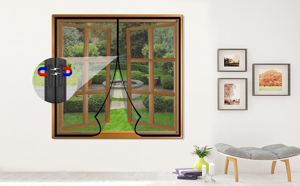 Custom Mosquito Net for Window | Magnetic | Polyester