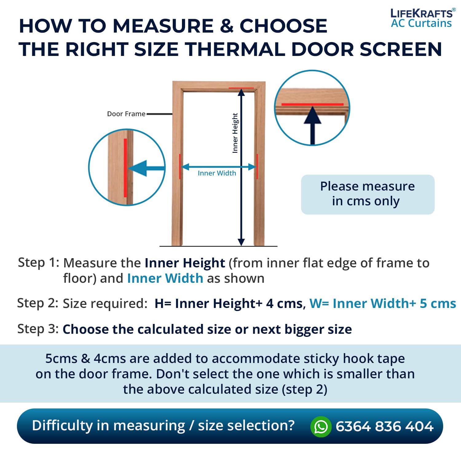 Glitter Translucent Insulated Thermal Magnetic Curtain For AC Room - Black (Standard Sizes) Door net LifeKrafts