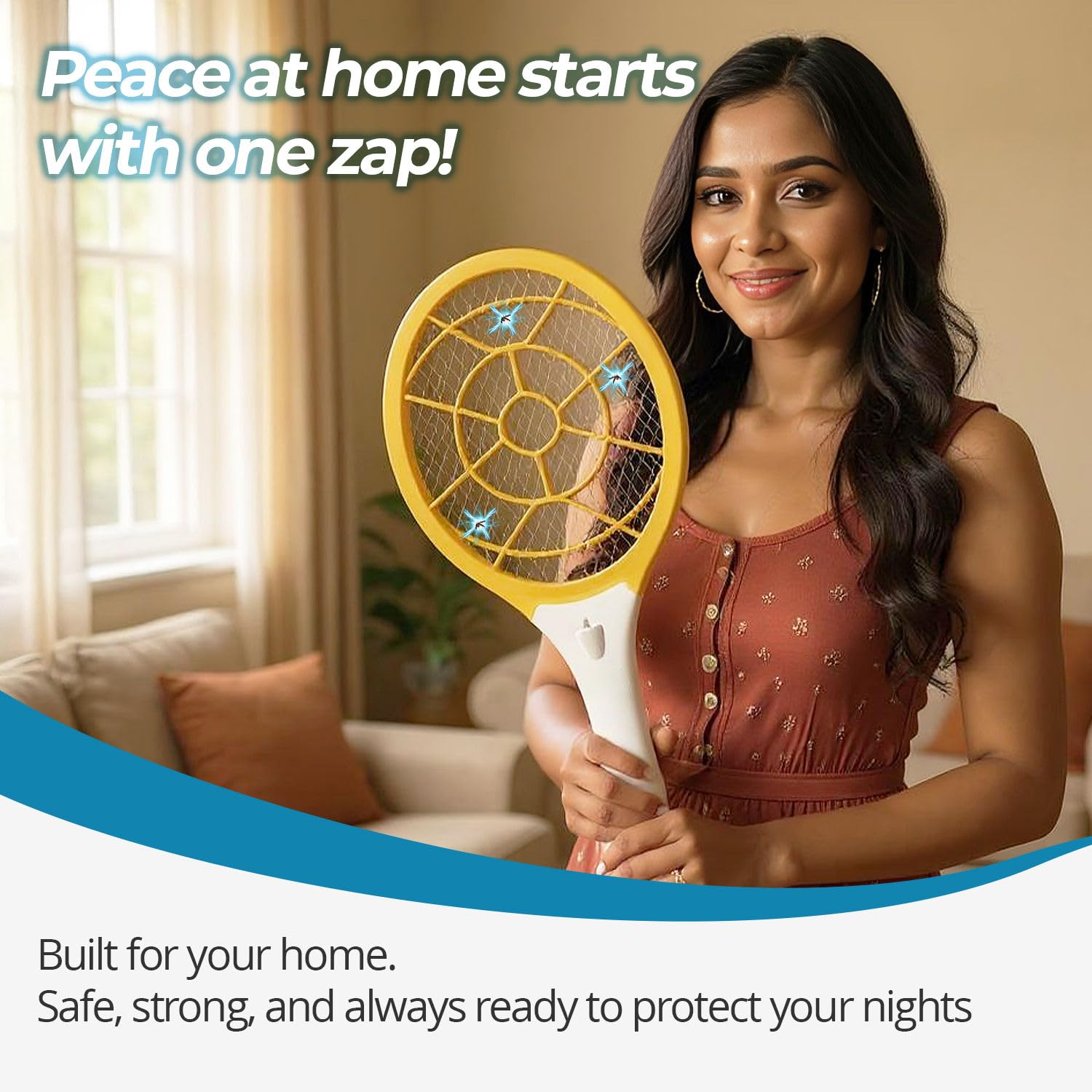 Mosquito Bat -Killer Racket (400mAh) - Yellow LifeKrafts