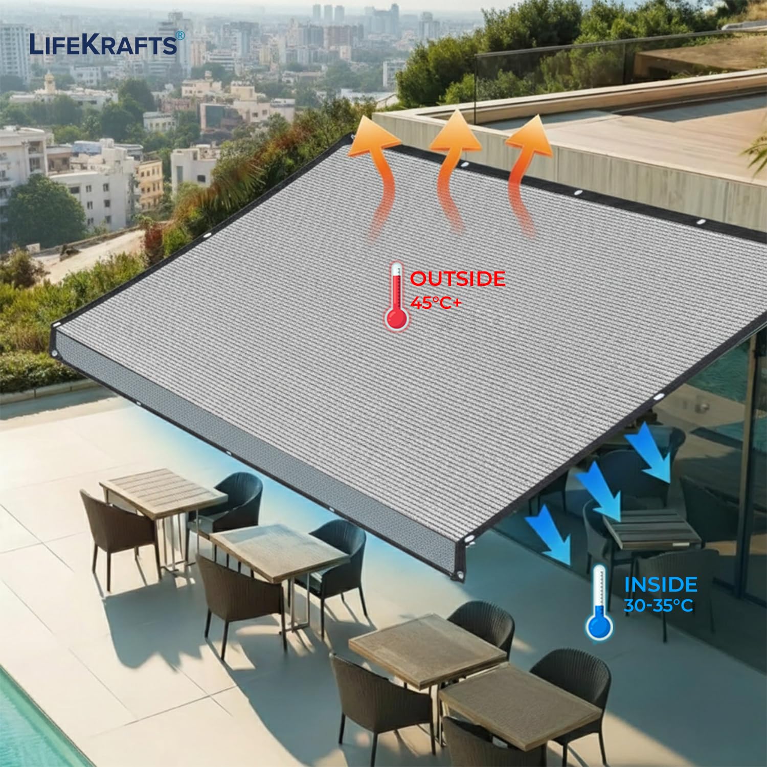 Aluminium Shade Net - Lifekrafts LifeKrafts