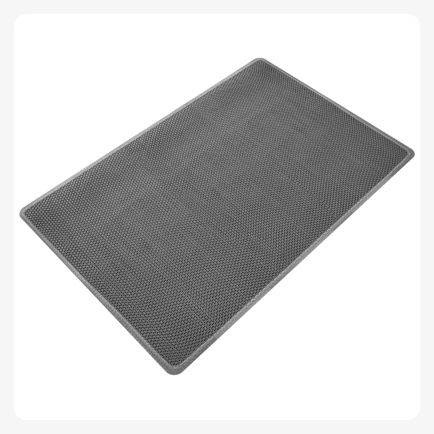 Anti-Skid Mat: Multipurpose Commercial PVC Floor Mat - Grey