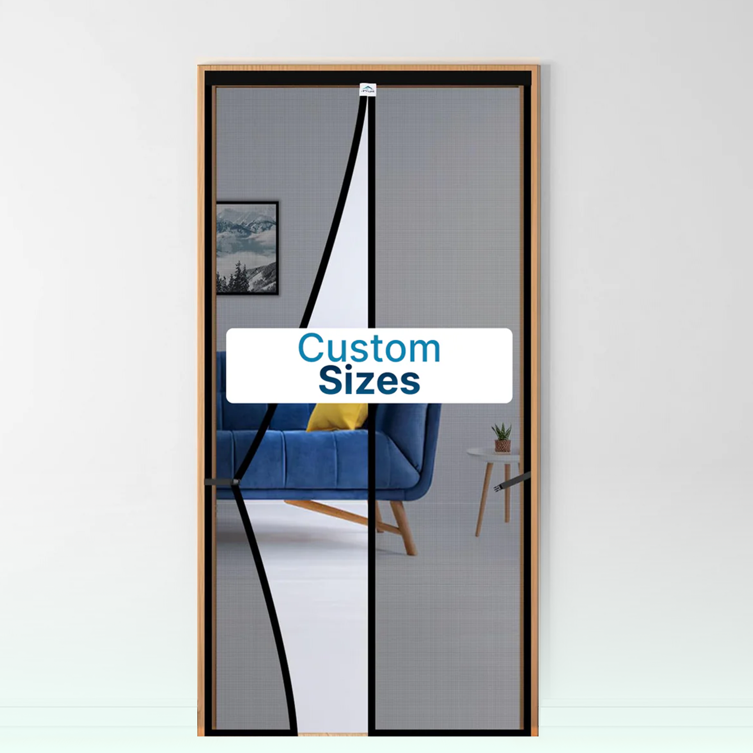 Customizable Mosquito Net for Door-Magnetic | Polyester | LifeKrafts opc-1777139137377 Mosquito Net Customize LifeKrafts