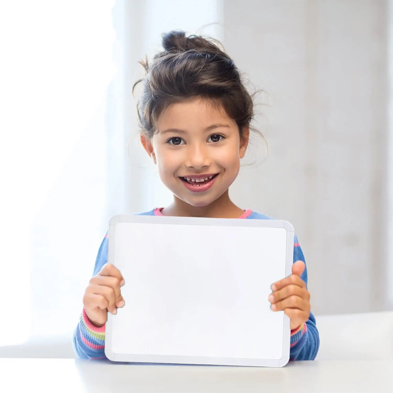 Dry Erase Mini White Board|Size:(8.5X11) Inches,Includes 2 Marker Pens &1 Eraser,Pack Of 1|Single Sided Magnetic White Board For Kids And Adults,Great For Schools,Home,Office,Planning Etc.