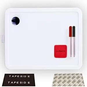 Dry Erase Mini White Board|Size:(8.5X11) Inches,Includes 2 Marker Pens &1 Eraser,Pack Of 1|Single Sided Magnetic White Board For Kids And Adults,Great For Schools,Home,Office,Planning Etc.