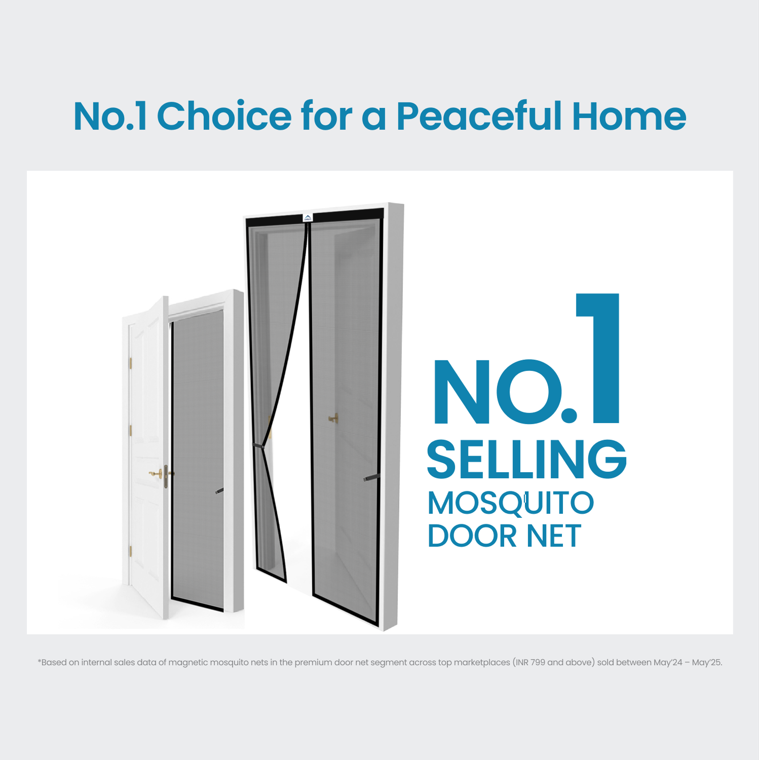 Fiberglass Door Mosquito Net | mosquito net for doors | Black - Lifekrafts Mosquito Screen for Door LifeKrafts