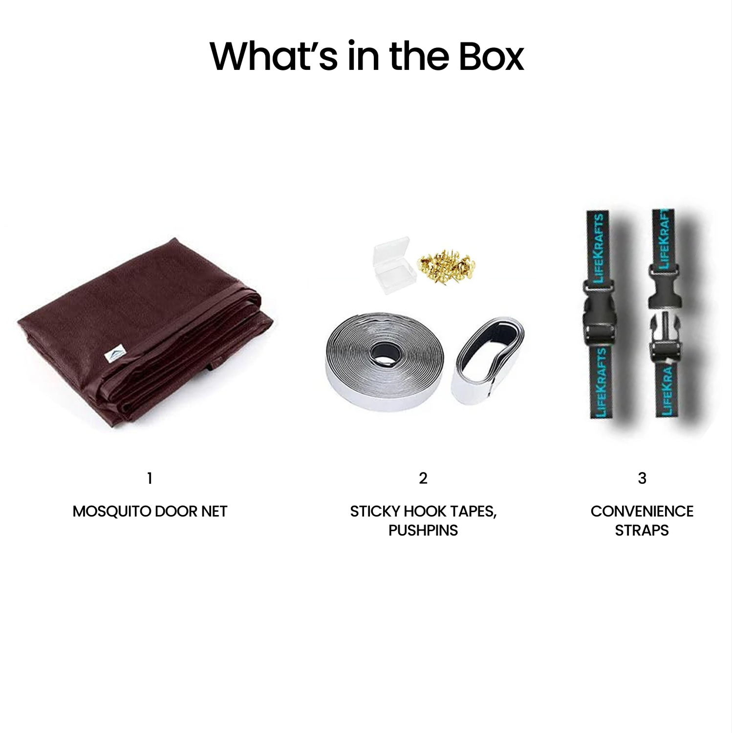 Fiberglass Door Mosquito Net | mosquito net for doors | - Brown Mosquito Screen for Door LifeKrafts