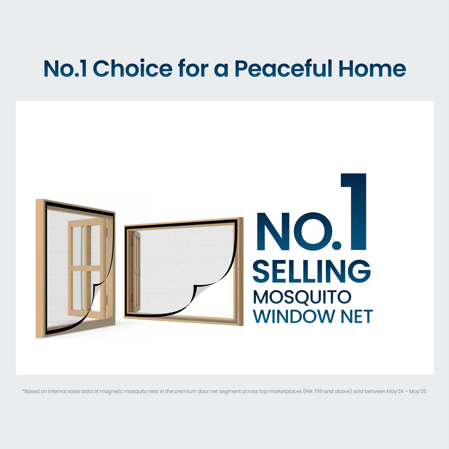 Polyester Window Mosquito Net (Pre-Stitched) | lifekrafts mosquito net for windows | BLACK Mosquito Net Customize LifeKrafts