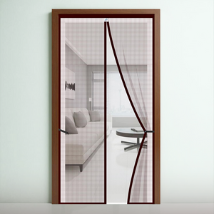 Fiberglass Door Mosquito Net | mosquito net for doors | - Brown