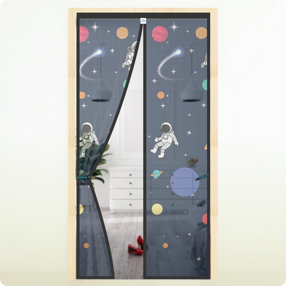 Astro Net - Polyester Door Mosquito Net with Magnets