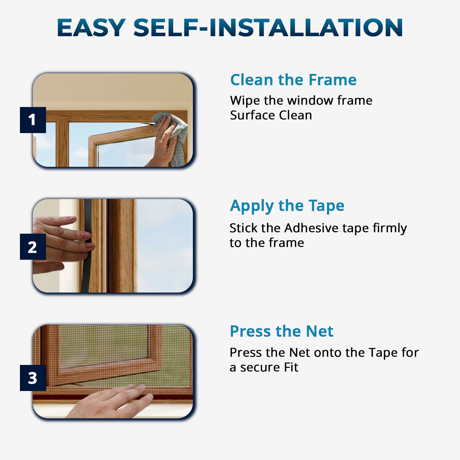 Pre-stitched Window Mosquito Net (Polyester) | - GREY Mosquito Net Customize LifeKrafts