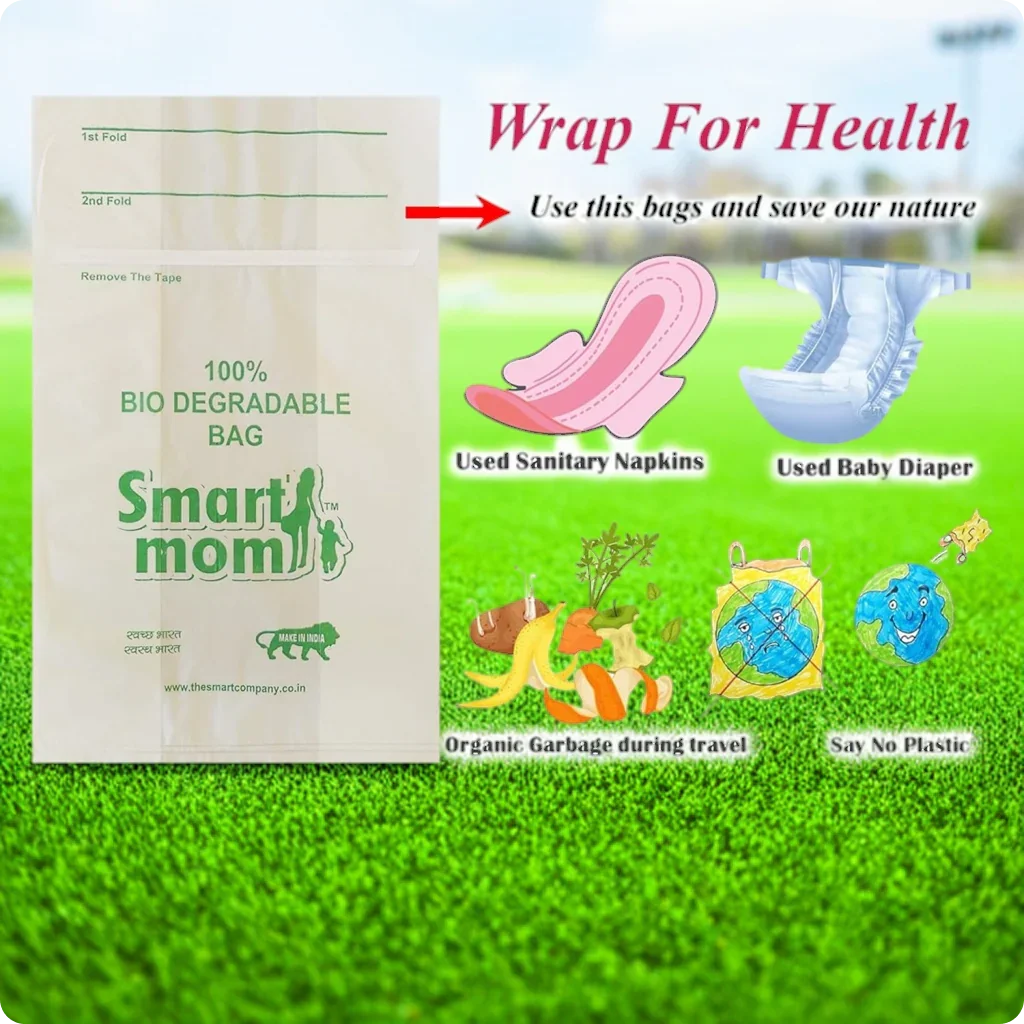 Smart mom Scented, Bio-degradable and ECO Friendly Disposable Bags. LifeKrafts