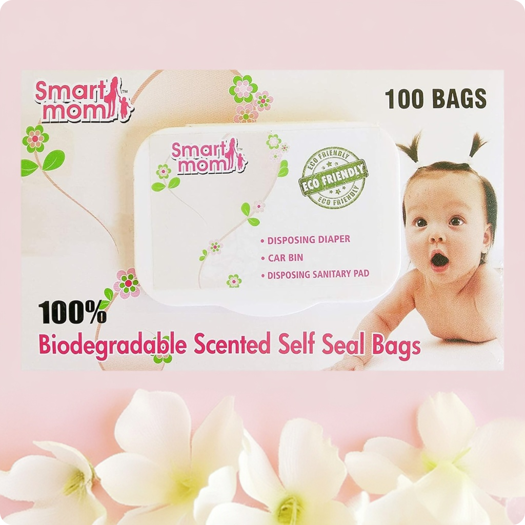 Smart mom Scented, Bio-degradable and ECO Friendly Disposable Bags.