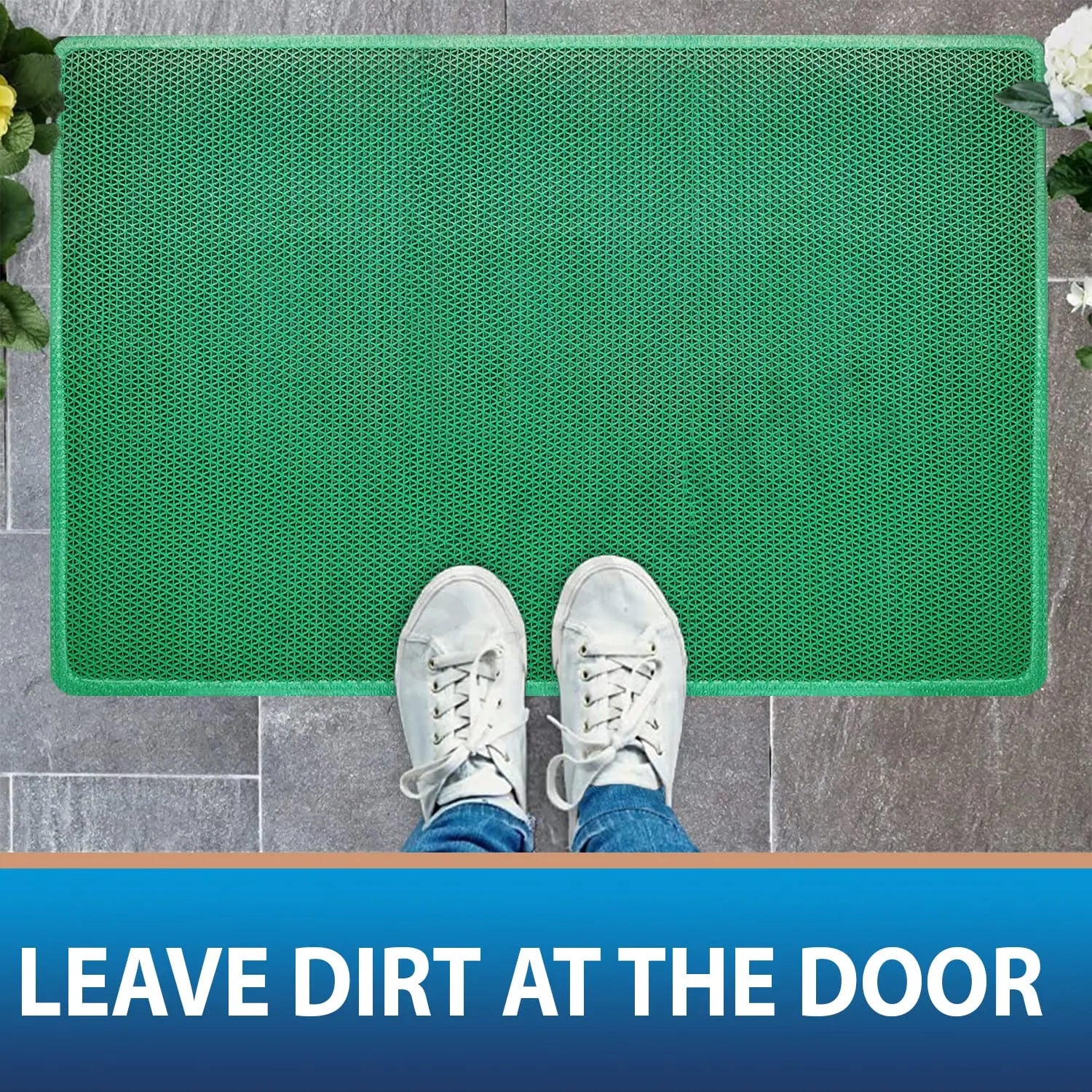 Anti-Skid Mat: Multipurpose Commercial PVC Floor Mat- Green anti-skid floor mats LifeKrafts
