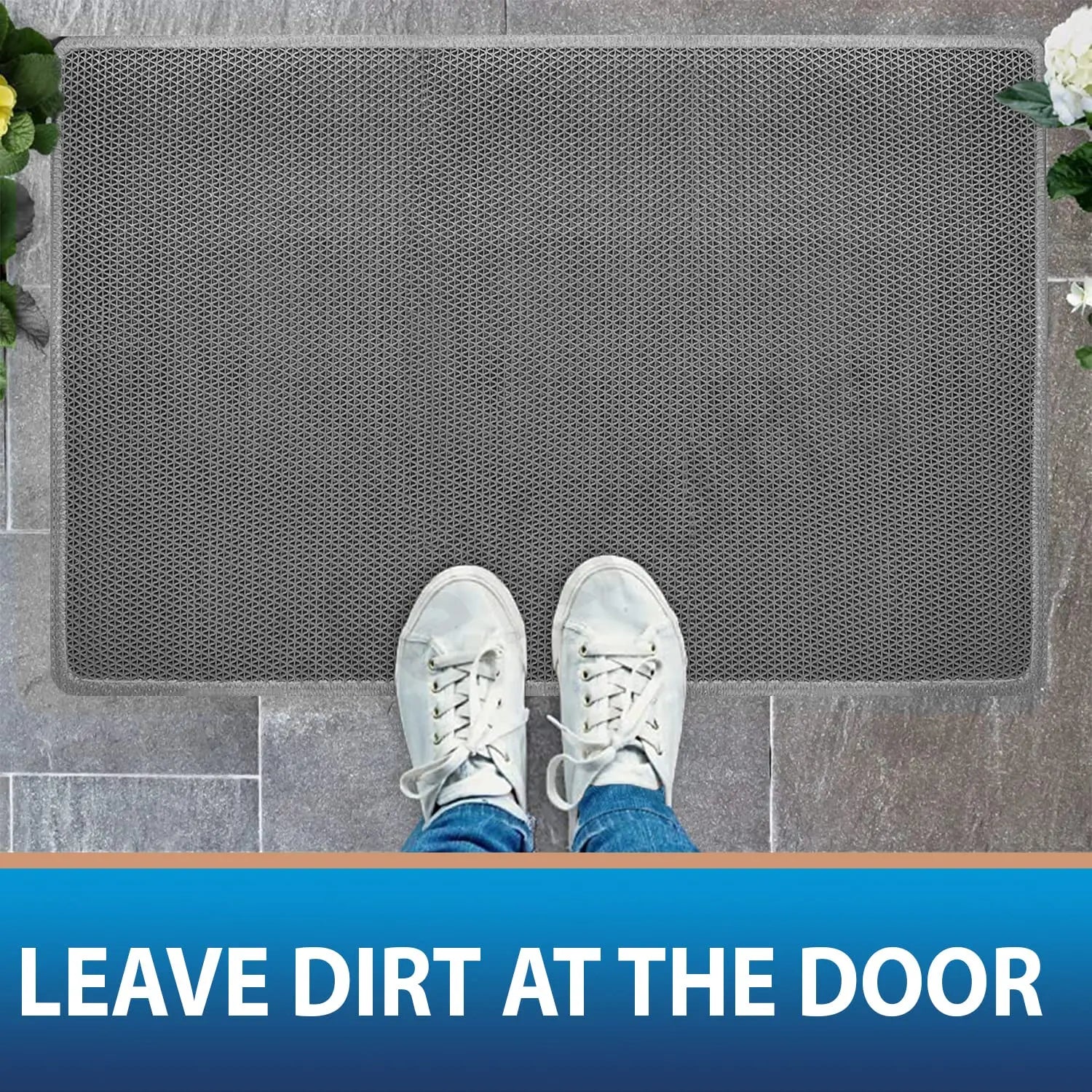 Anti-Skid Mat: Multipurpose Commercial PVC Floor Mat - Grey LifeKrafts