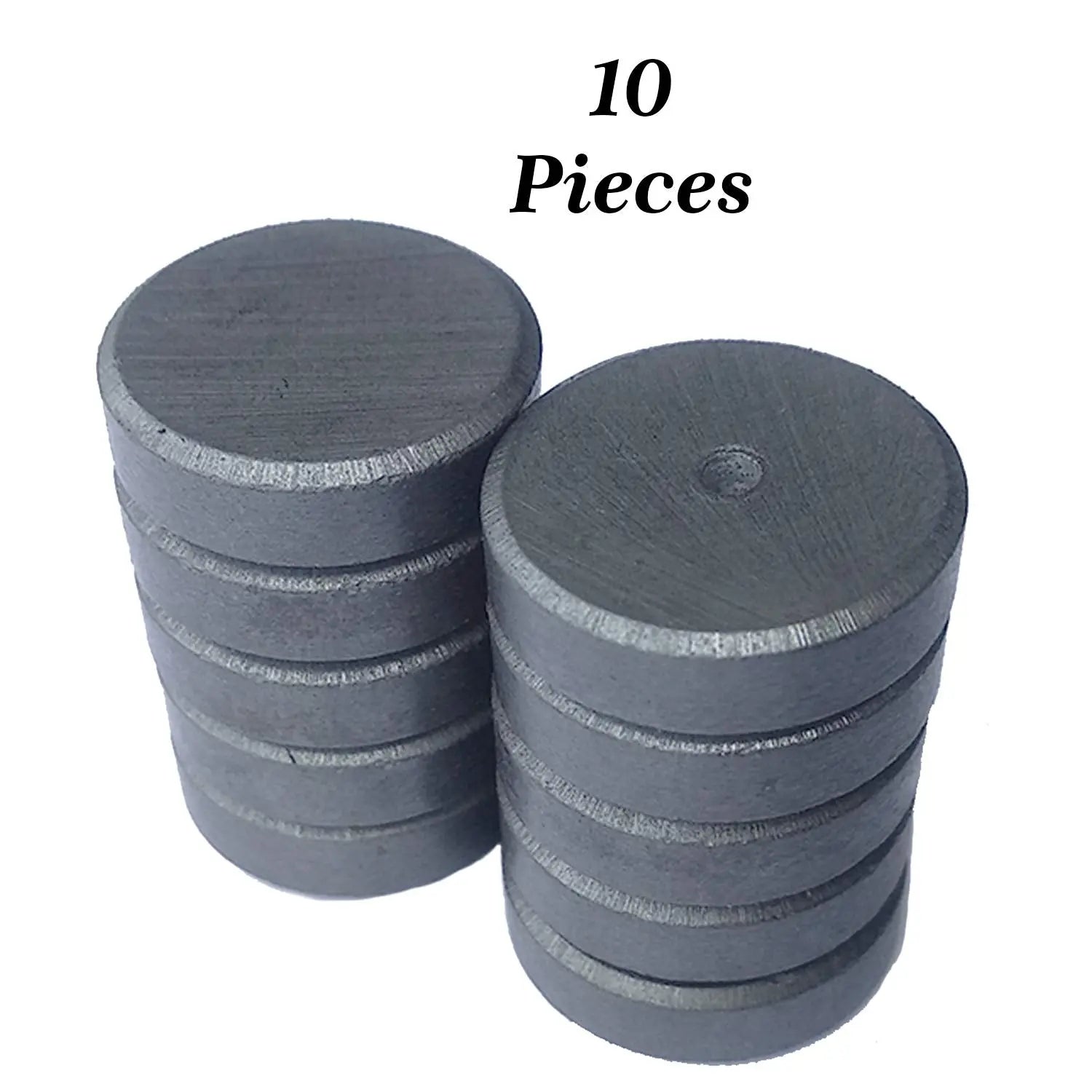 Ceramic/Ferrite Strong Magnets| Size: (18x5) mm, ceramic magnets Pack of 10