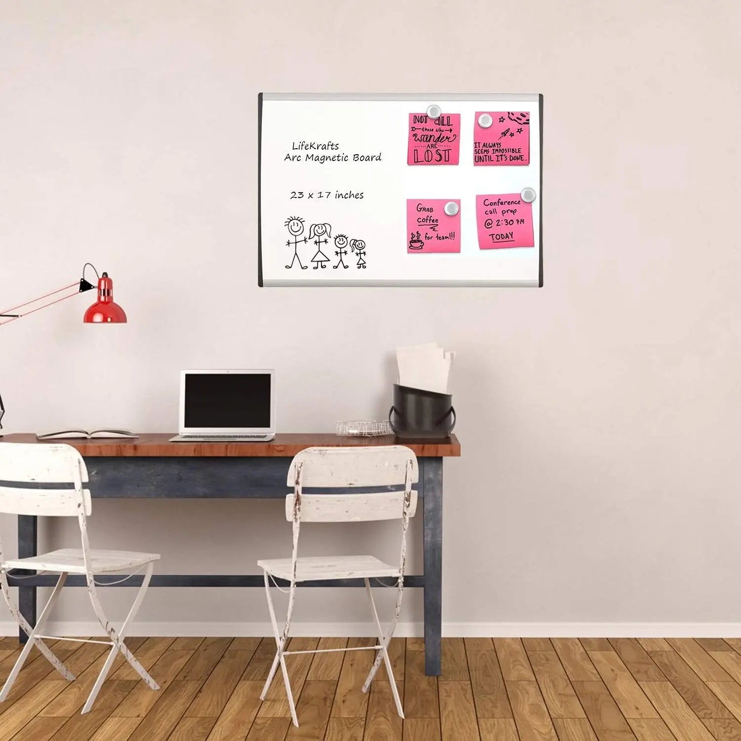 Dry Erase Magnetic White Board | Size: (23 x 17) inches - Pack of 1 Wow Magnet LifeKrafts