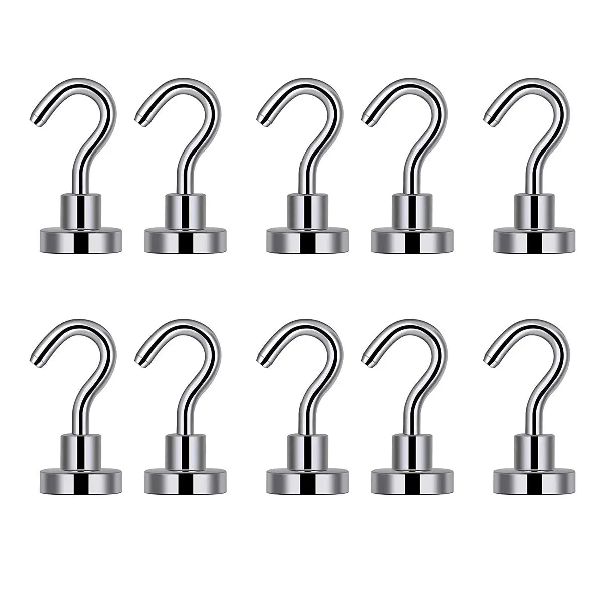 Magnetic Hooks for Multi-Function on Metal Surface Pack of 10 Wow Magnet LifeKrafts