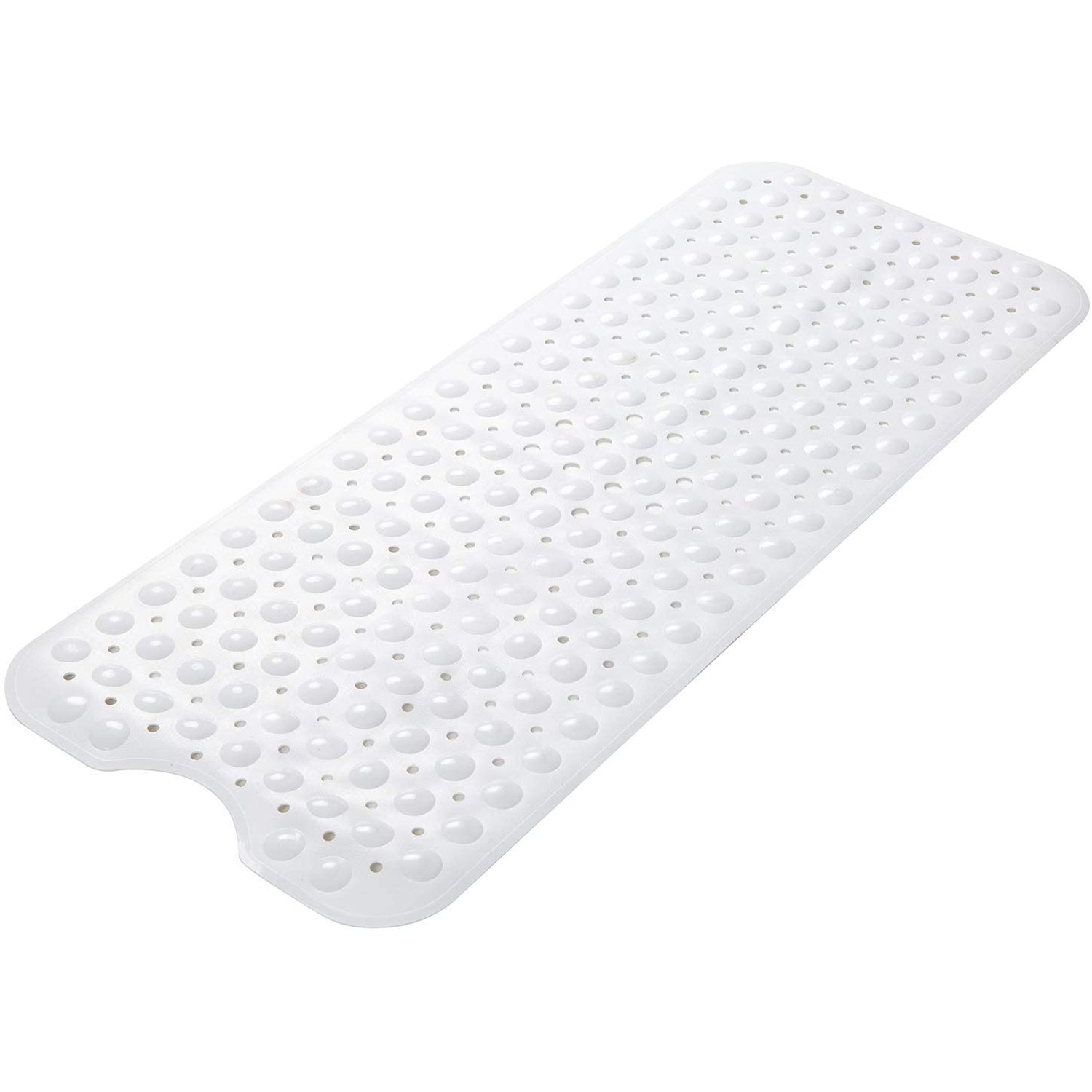 Non-Slip Extra soft Eco Friendly Anti Bacterial PVC Bath mat - WHITE LifeKrafts