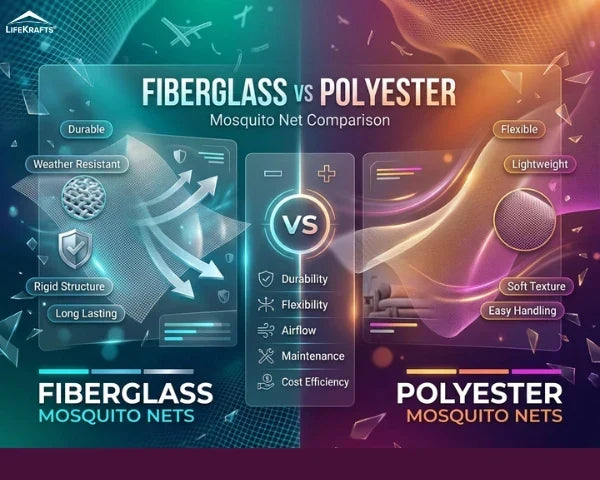 Fiberglass vs Polyester Mosquito Nets Comparison