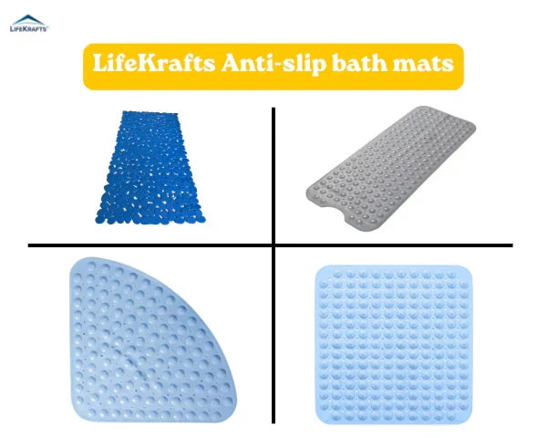 How does LifeKrafts Anti-slip bath mats play a role