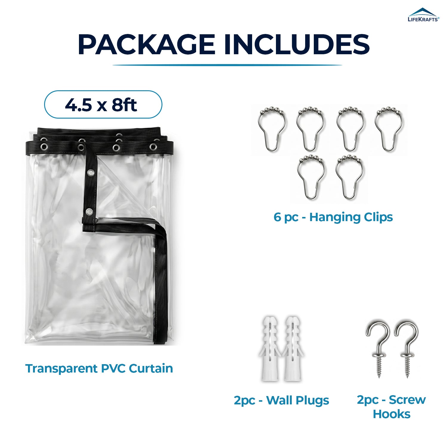 Rain Curtain | Outdoor Transparent PVC Curtains | LifeKrafts - LifeKrafts