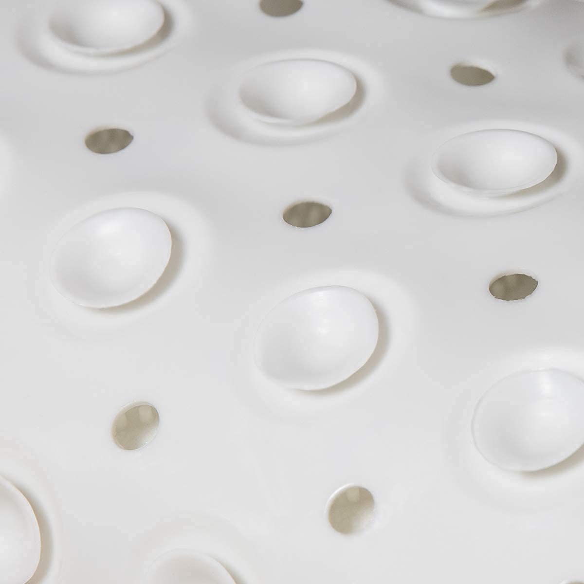 Anti Skid Shower Bath Mat - white Color (88*58cm) Accu-Pebble