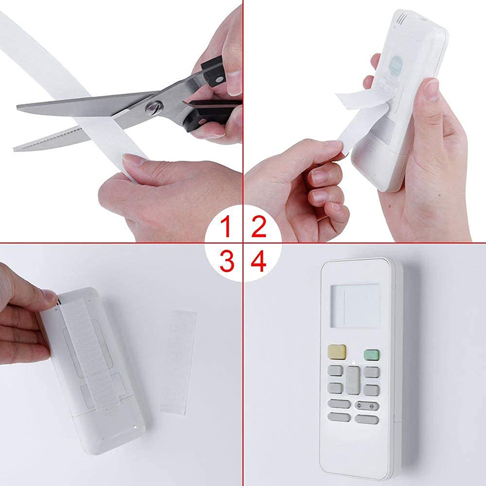 Self Adhesive Hook Tape and Self Adhesive Loop Tape - White Color (50mm) LifeKrafts