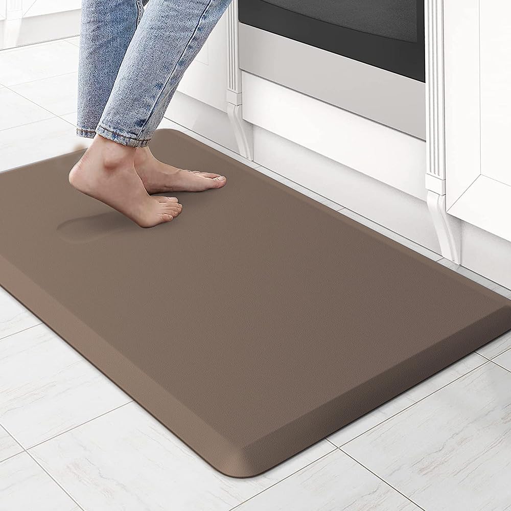 Anti Fatigue Floor Mat Thick Perfect Kitchen Mat, Standing Desk Mat. Comfort at Home, Office, Garage