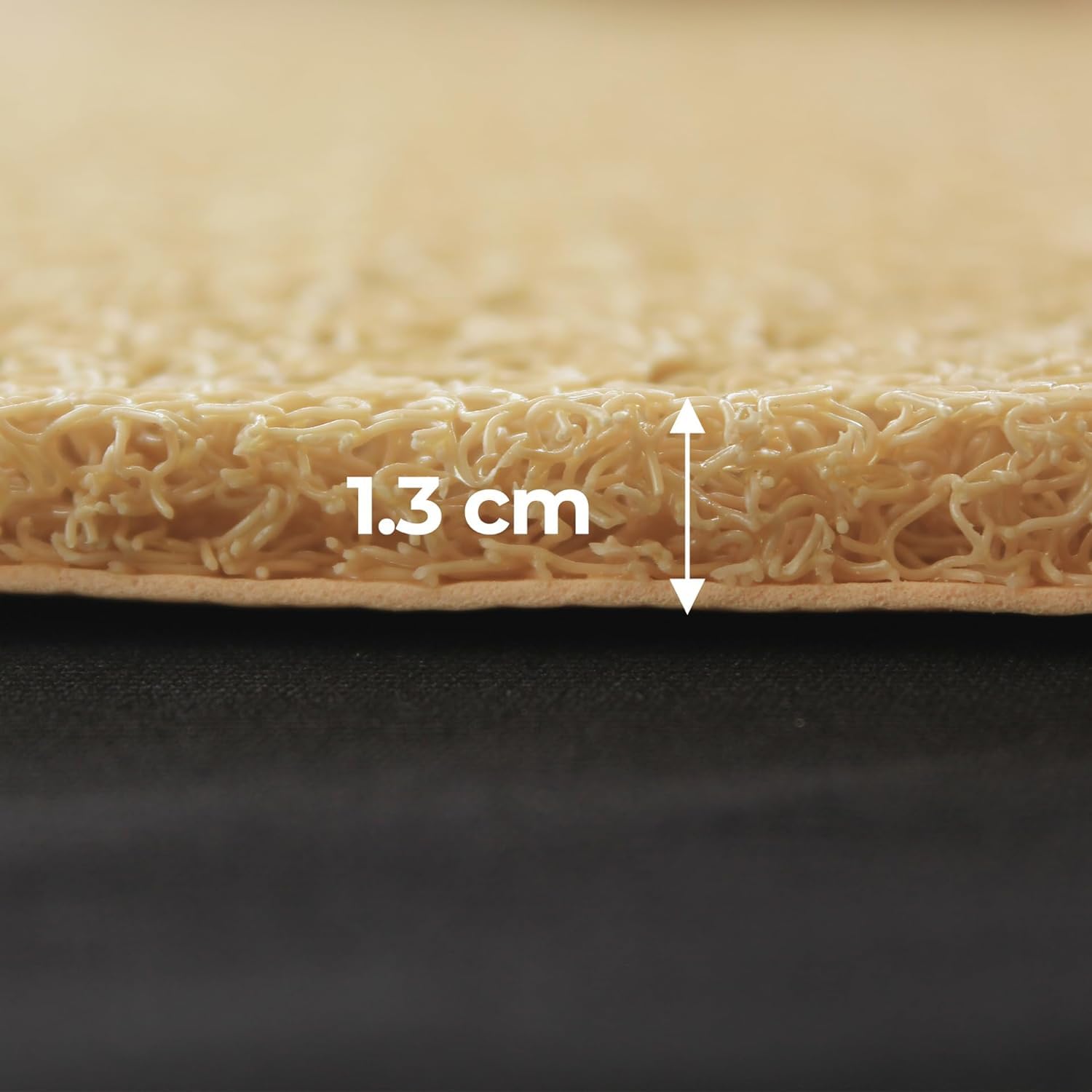Cushion Noodle Floor Mat for Entryways| Dirt/Mud Trapper Beige Color