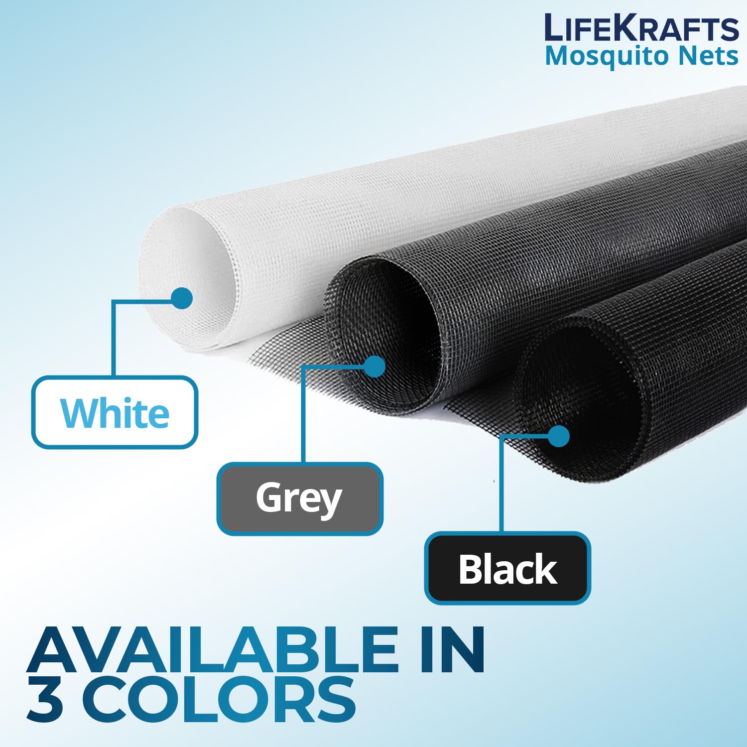 Fiberglass Windows Mosquito Mesh Roll 120 GSM Highly Durable and Best in Class (Black color)