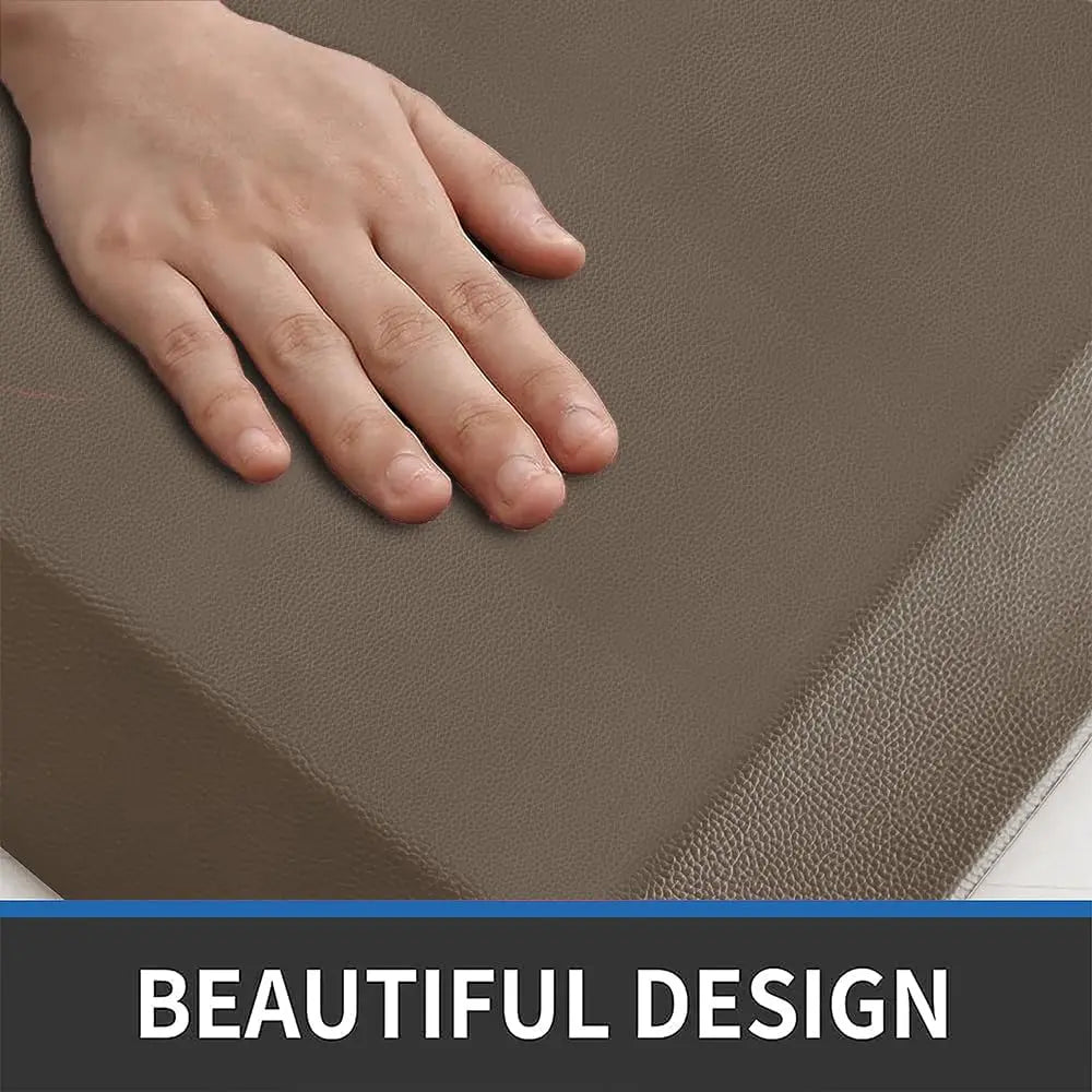Anti-Fatigue Floor Mat | Dark Brown-(with/without)Design | LifeKrafts Anti Fatigue mats LifeKrafts