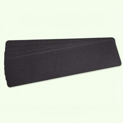 LifeKrafts black anti-skid strips with textured PEVA surface for stairs and slippery floors