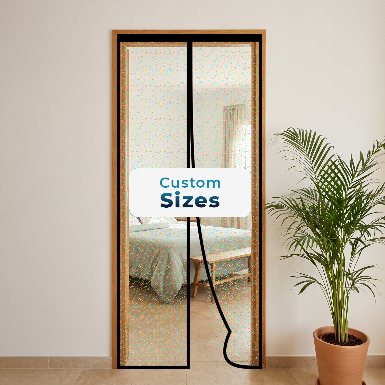 Customizable Magnetic AC Curtain