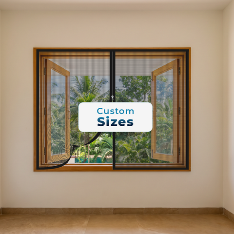 Customizable Mosquito Net For Window
