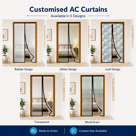Customizable Magnetic AC Curtain