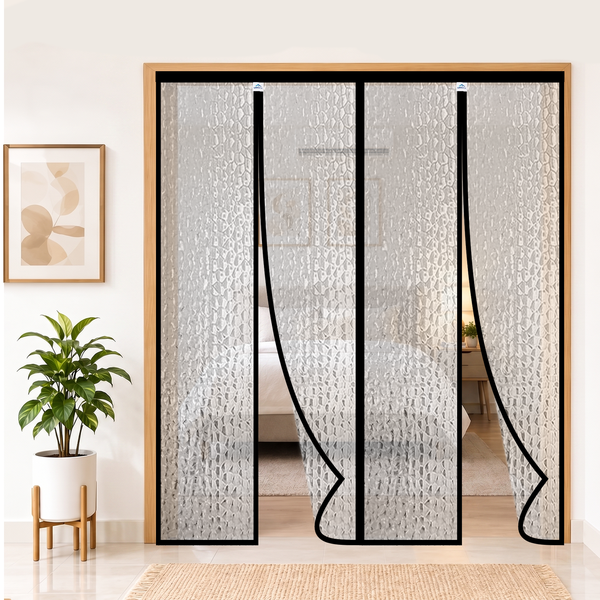 Custom Magnetic AC Curtain | PVC | Double Opening