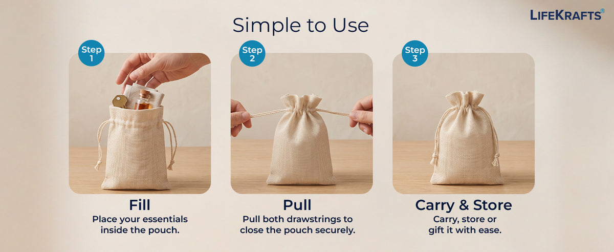 Easy Drawstring Closure