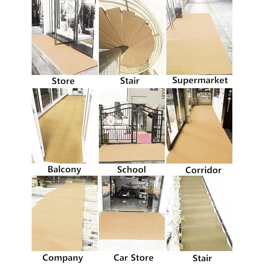 Cushion Noodle Floor Mat for Entryways| Dirt/Mud Trapper Beige Color LifeKrafts