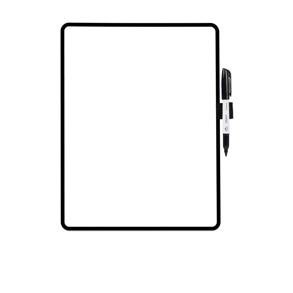Dry Erase Board | Double-Sided Mini Whiteboard | 9x12 inches | LifeKrafts Double sided board with a Frame pack of 1 board LifeKrafts