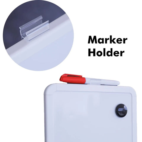 Magnetic White Board Mini - Dry Erase - 8.5X11 Inches - Single Sided - LifeKrafts LifeKrafts