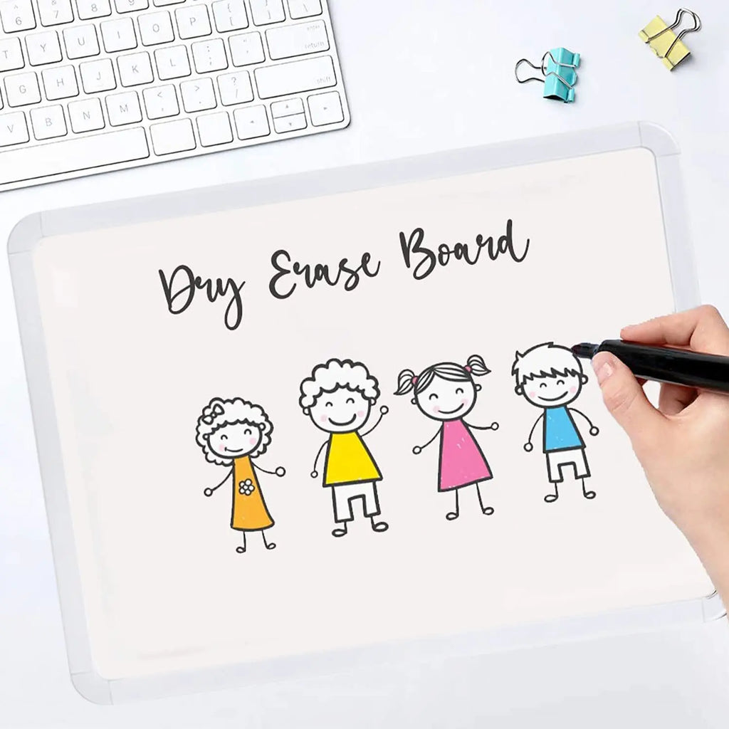 Magnetic White Board Mini - Dry Erase - 8.5X11 Inches - Single Sided - LifeKrafts LifeKrafts