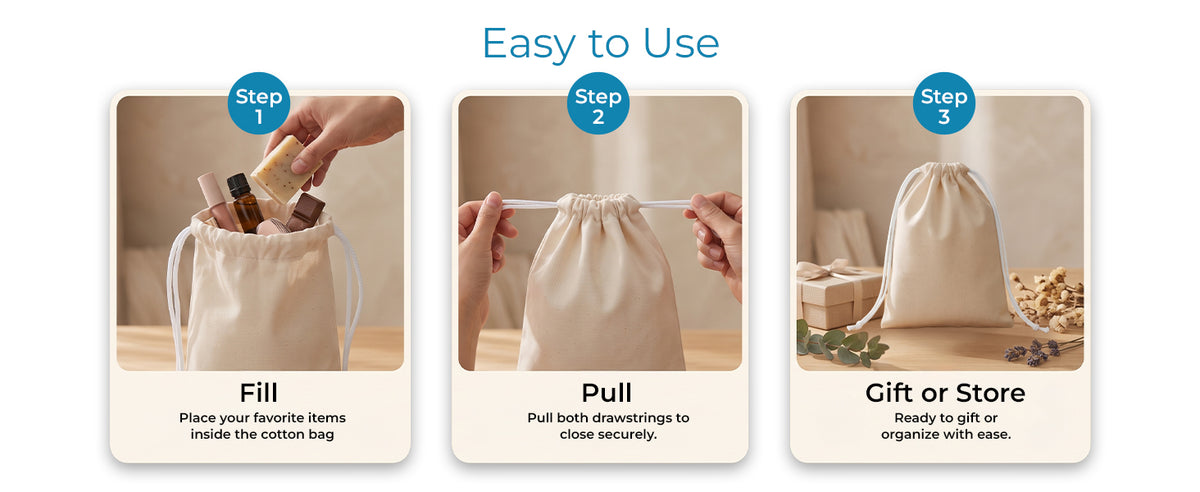 Easy Drawstring Closuer