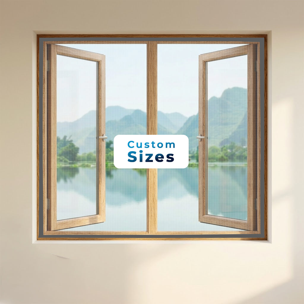 Customizable Mosquito Net For Window | Pre-Stitched | Fiberglass
