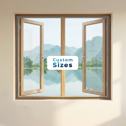 Customizable Mosquito Net For Window | Pre-Stitched | Fiberglass