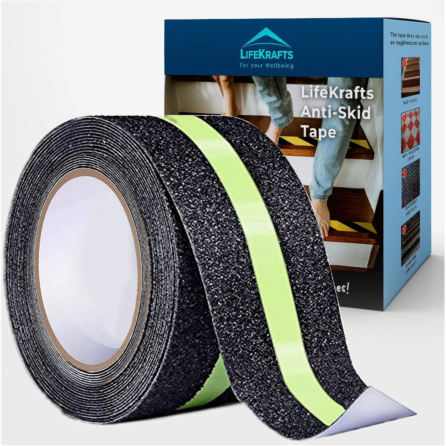 Anti-Skid Tape for Stairs Glow in the Dark