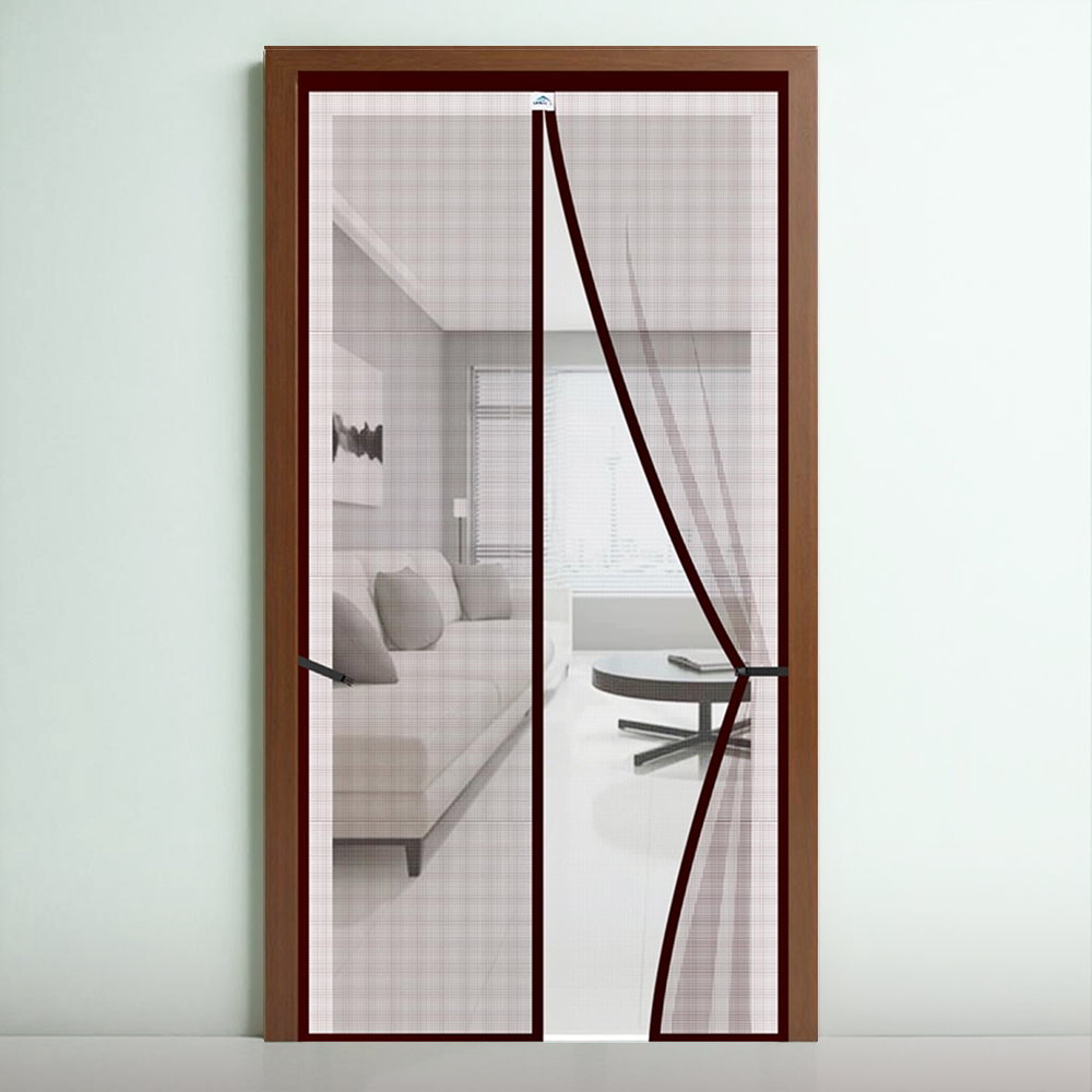 Fiberglass Door Mosquito Net - Brown
