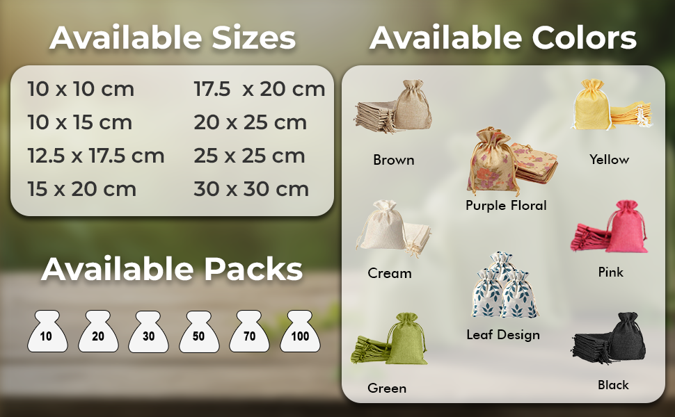 Jute Potli Bags | Adjustable Drawstring Bags | Green | LifeKrafts