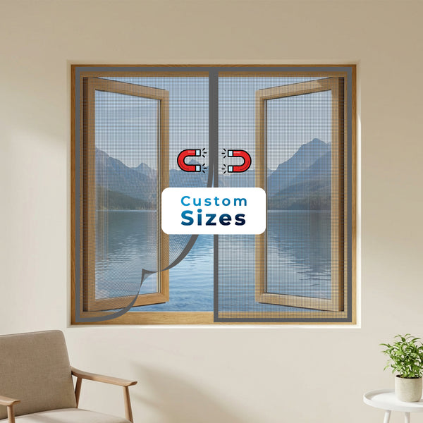 Customizable Mosquito Net for Window | Magnetic | Polyester