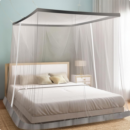 mosquito tent for bed Mosquito Net for Bed | Queen Size - Double Zipper Entry
