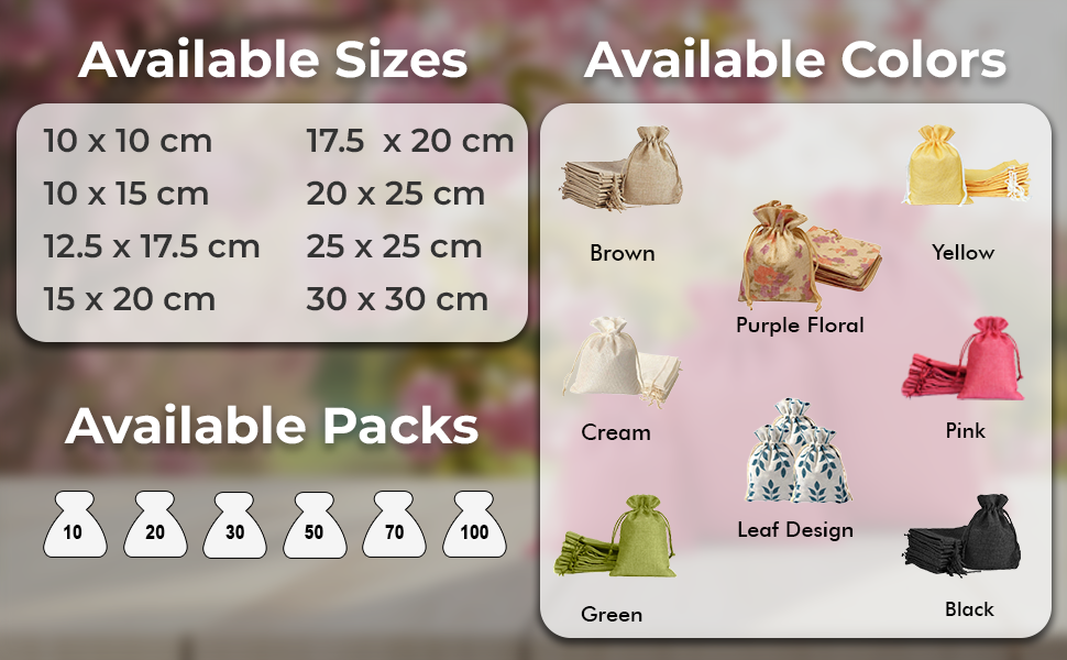 Jute Potli Bags Linen | Adjustable Drawstring Bags | Dark Pink | LifeKrafts